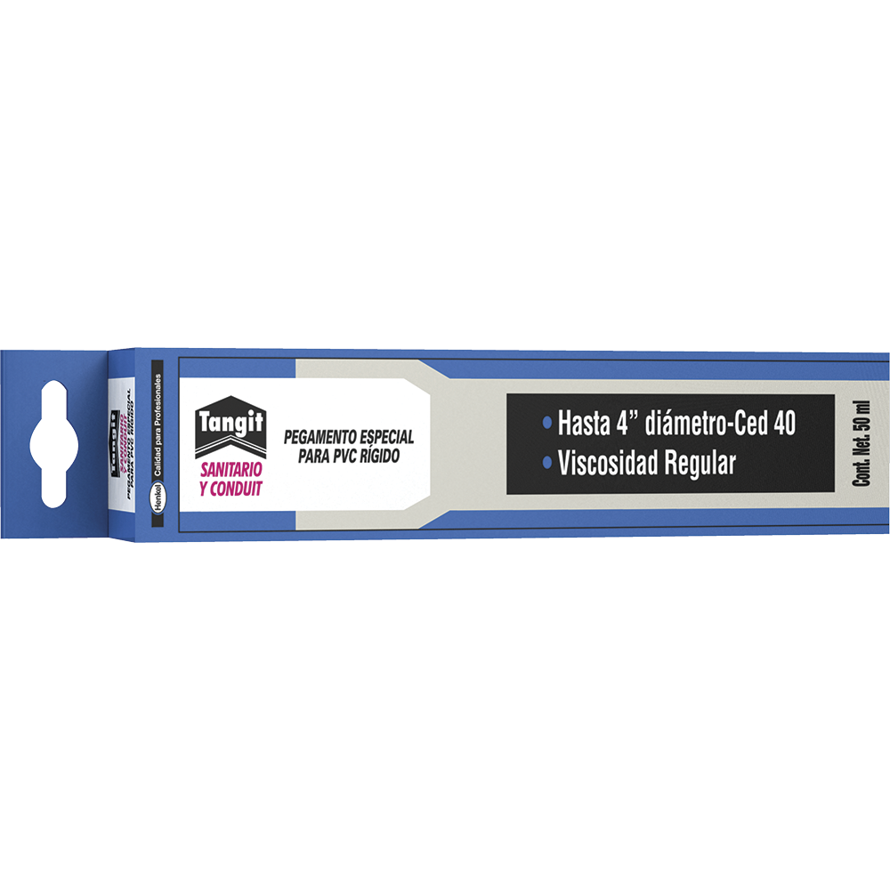 PEGAMENTO PVC SANITARIO Y CONDUIT 50ML TANGIT 2731882 EMPAQUE C/120 PZ