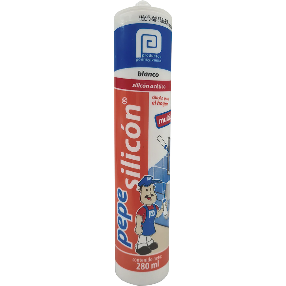 PEPE SILICON 280ML BLANCO SSI8B36/3SSI00798 EMPAQUE C/25 PZ